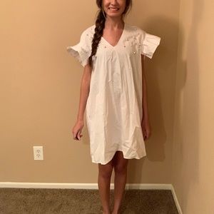 Zara white dress